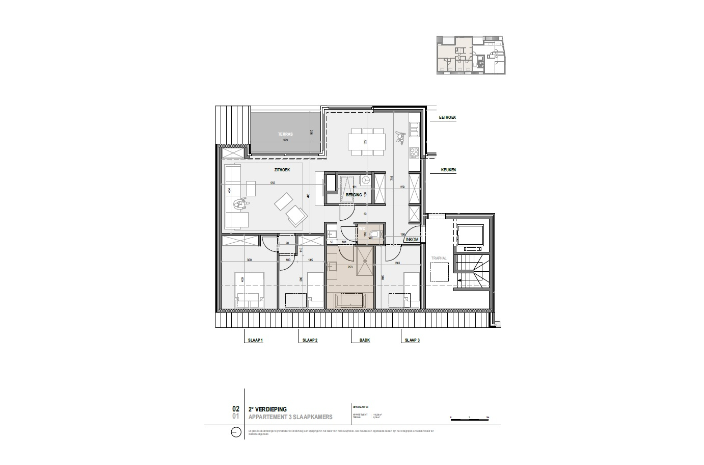 Prachtige penthouse met 3 slaapkamers in het hartje van Woumen - 10