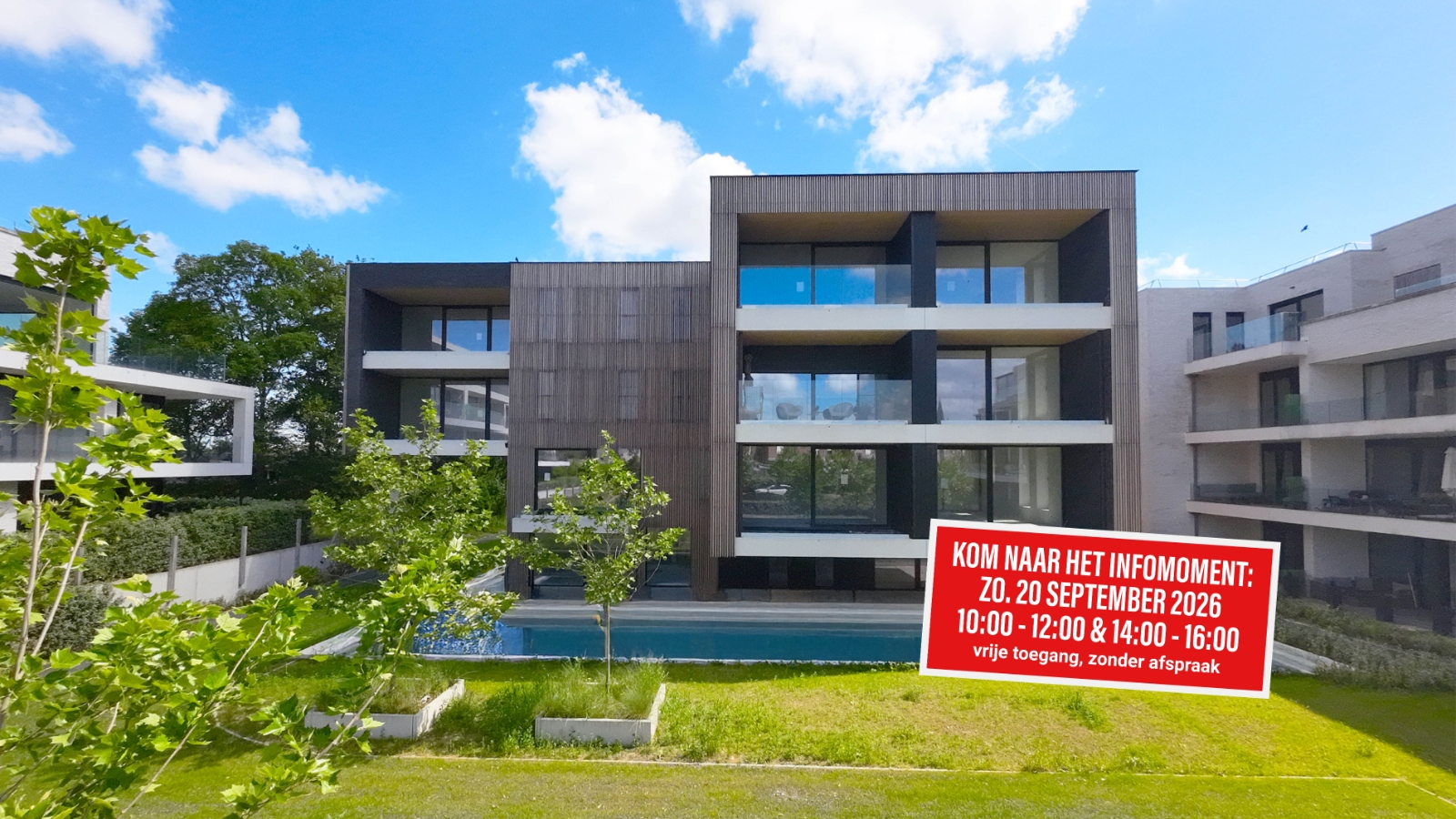 Energiezuinig nieuwbouwappartement met 2 slaapkamers vlakbij centrum Ieper