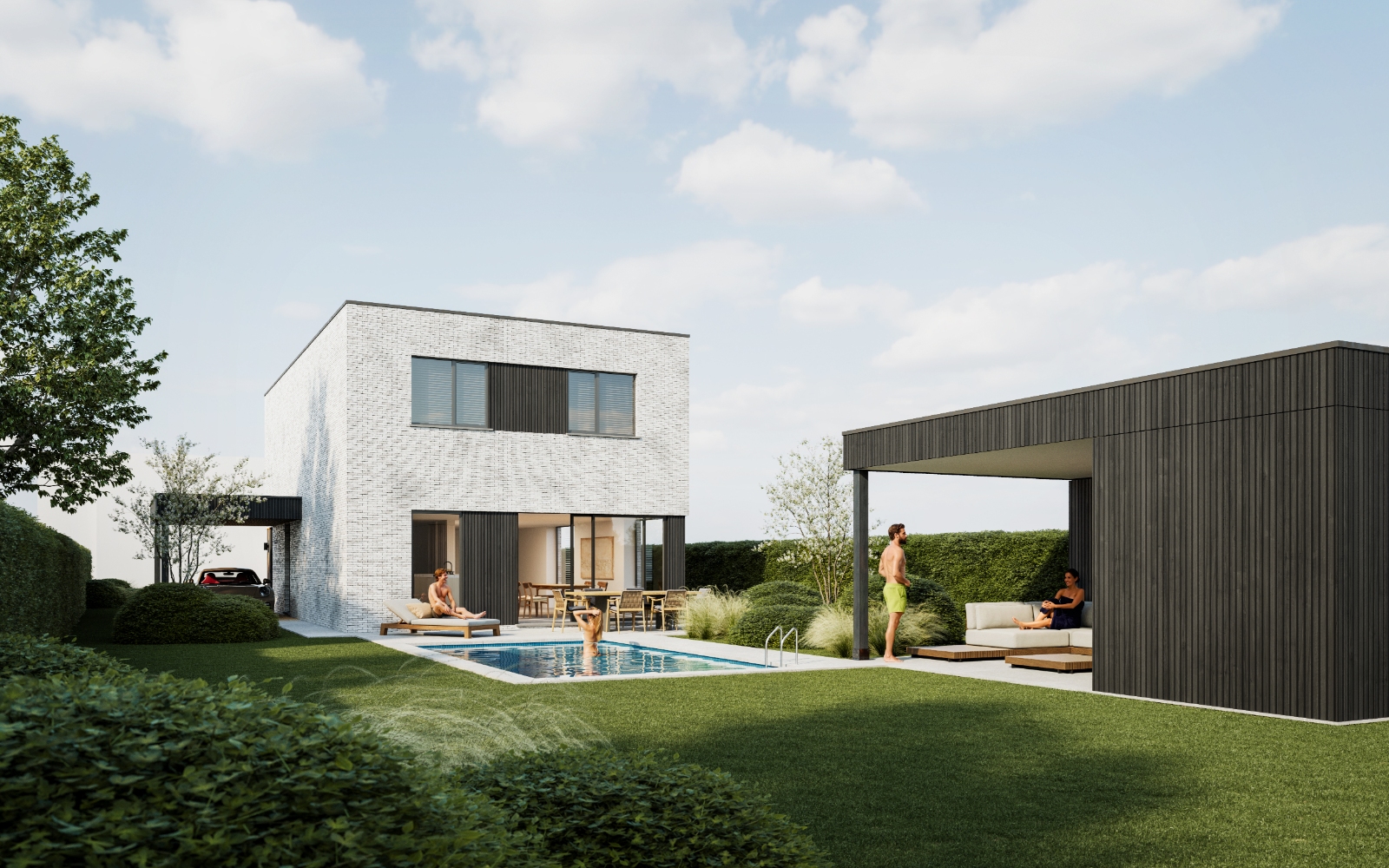 MONO: Moderne villa met mogelijkheid tot realiseren van zwembad/vijver en poolhouse
