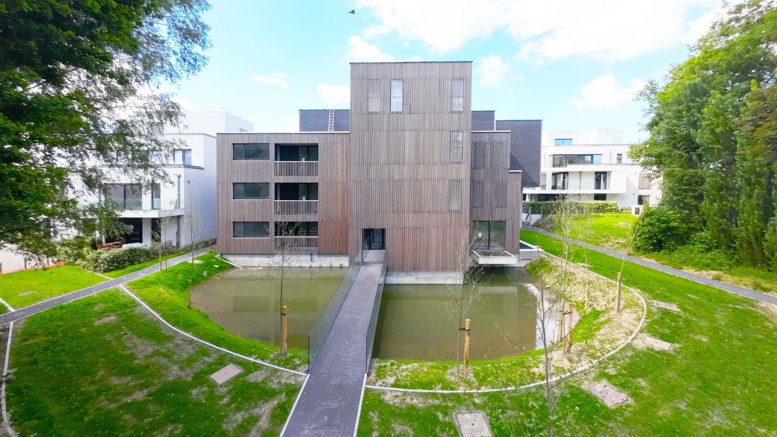 Energiezuinig nieuwbouwappartement met 1 slaapkamer vlakbij centrum Ieper