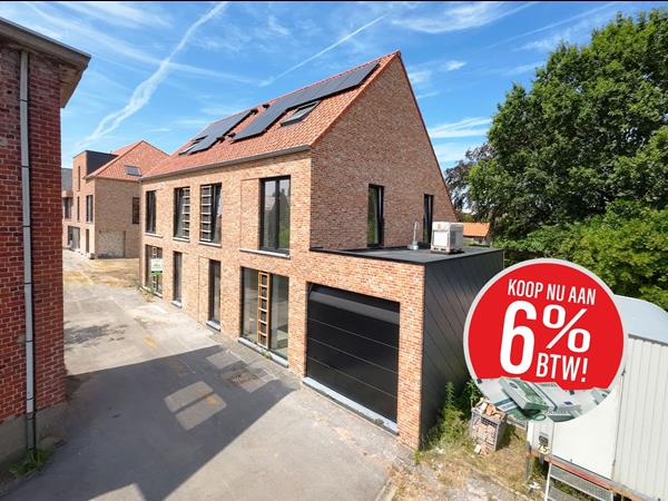 Nieuwbouw woning met 3 slpk, inpandige garage, zolder en tuin
