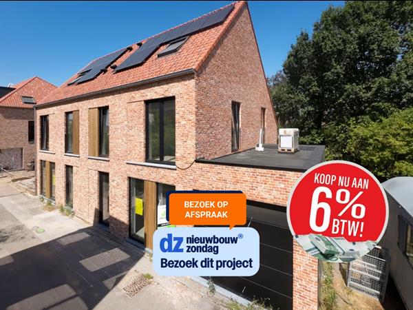 Nieuwbouw woning met 3 slpk, zolder en tuin