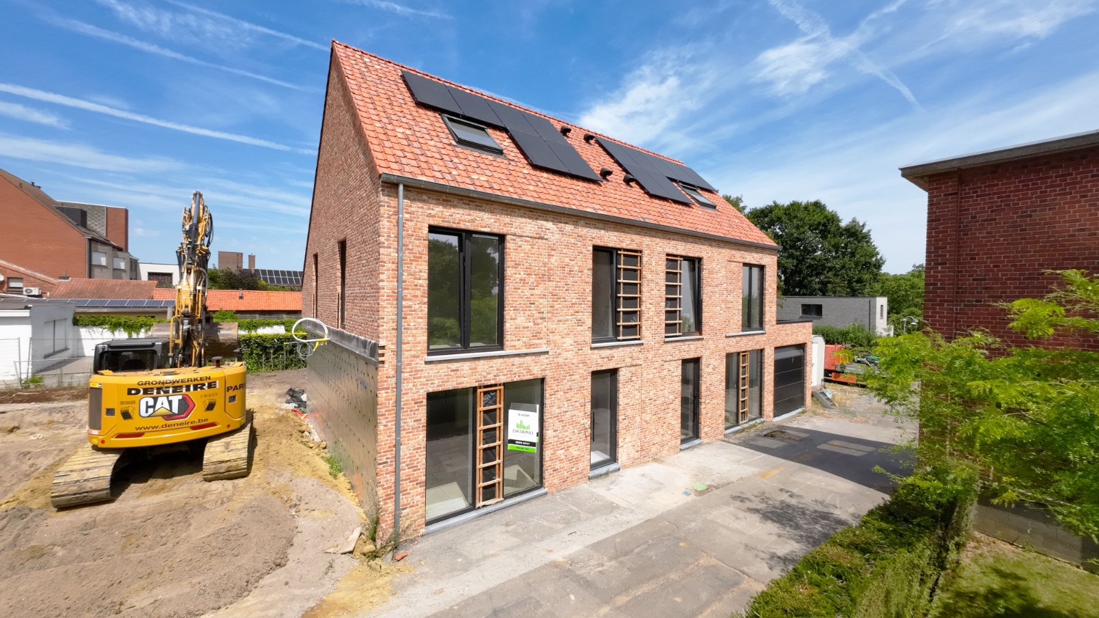 Nieuwbouw woning met 3 slpk, inpandige garage, zolder en tuin