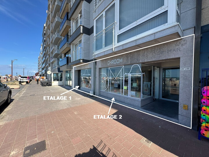 Handelsgelijkvloers Zeedijk Knokke