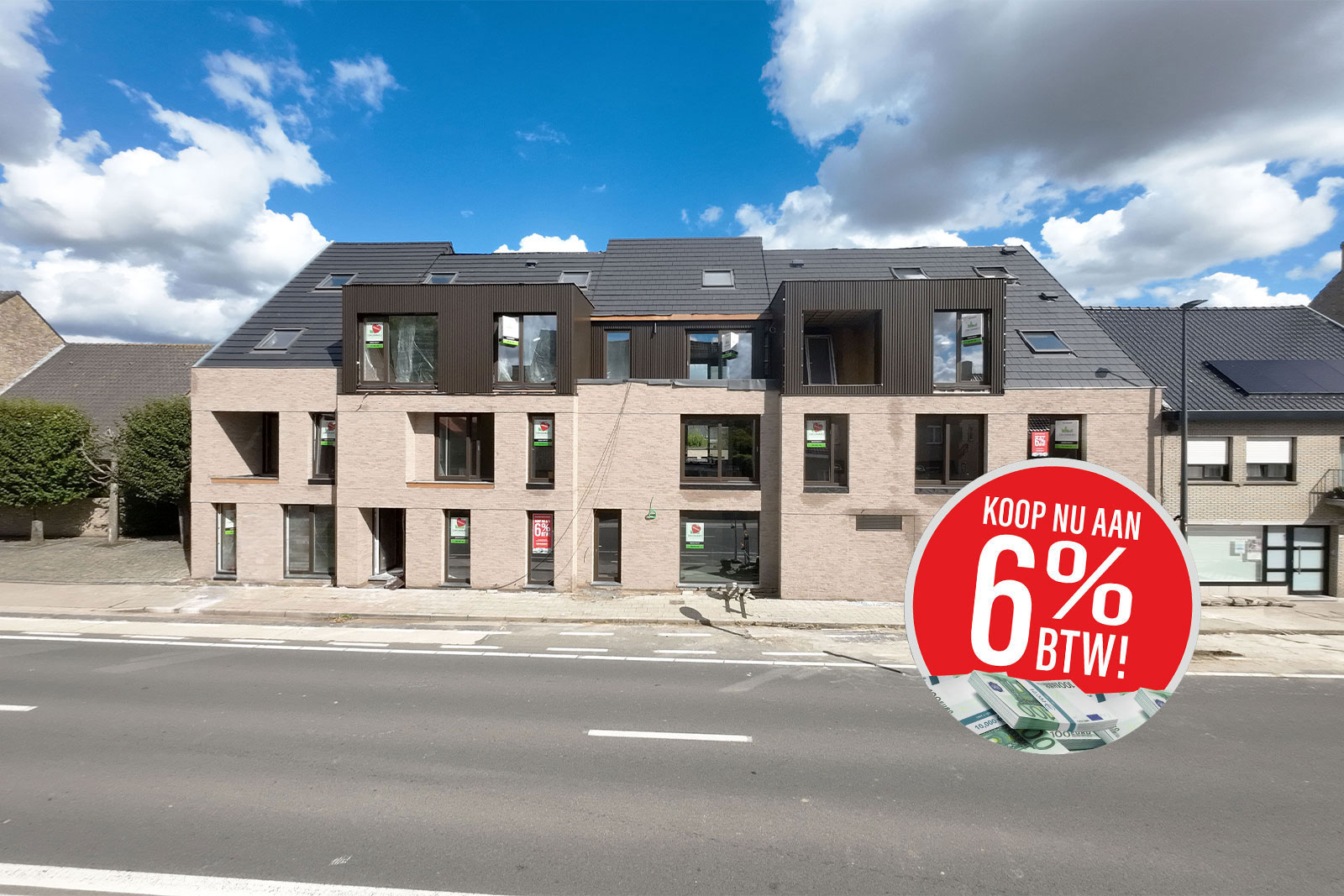 Toekomstgericht nieuwbouwrealisatie 'Residentie Jagershof', bestaande uit 11 energiezuinige en ruime appartementen