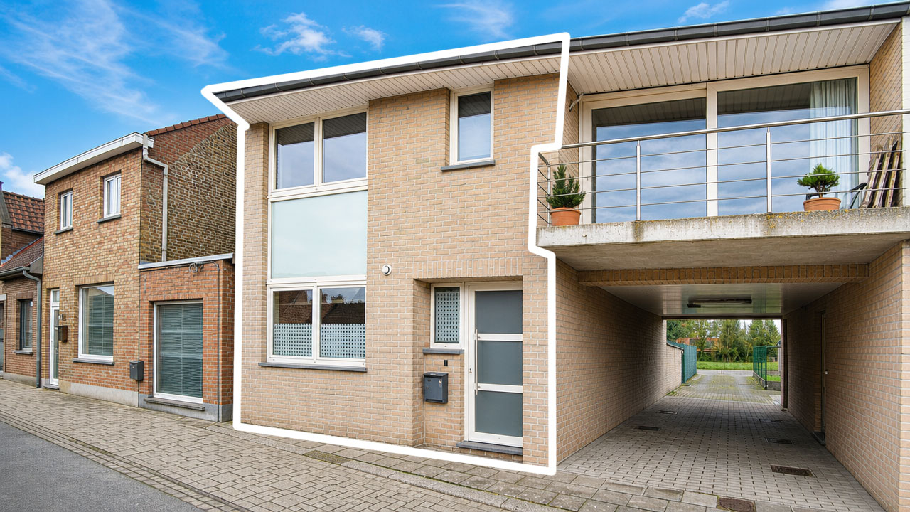 Gezellige woning met ruime tuin te huur in Beerst